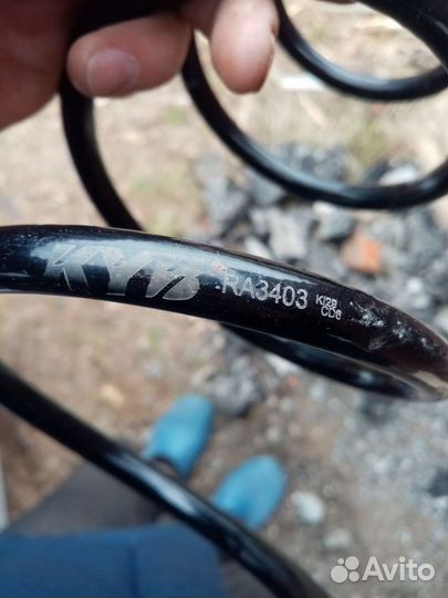 Пружина передняя для chevrolet aveo т300