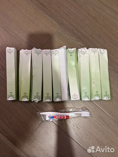 Щетка и паста одноразовые