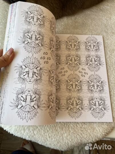 Раскраска антистресс Кошки