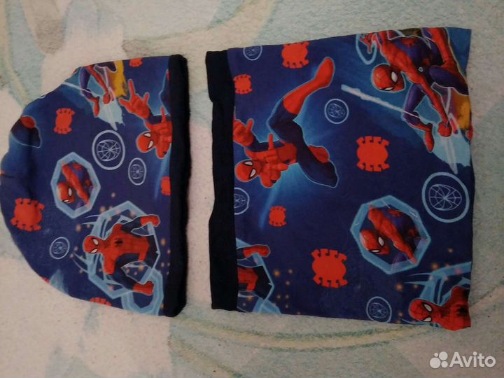 Шапка и снуд на осень 6-9 лет