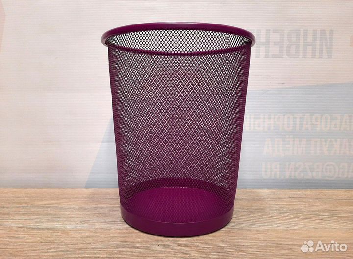 Корзина для бумаг 10л цвет фиолетовый