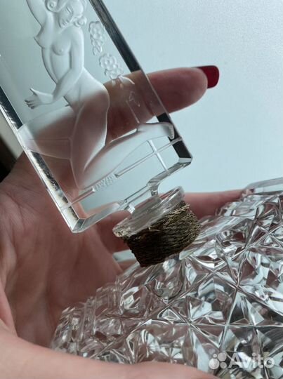 Арт Деко флакон хрусталь в стиле Lalique