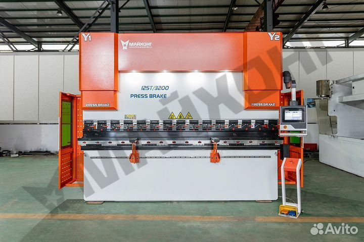 Листогибочный пресс 125 тонн 3200 мм, чпу Delem 53