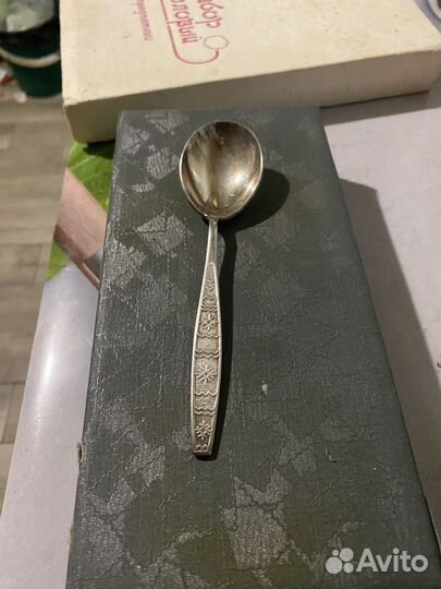 Набор ложек СССР 6шт мельхиор