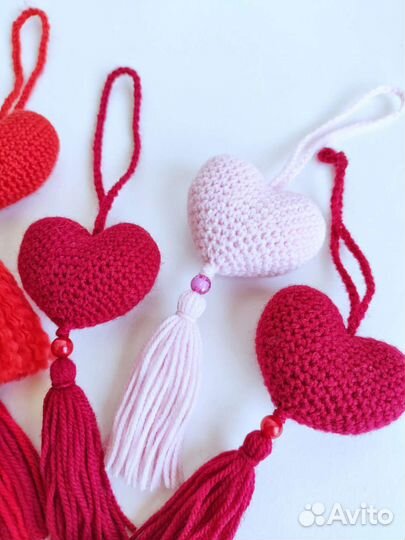 Брелок-подвеска Сердце ручной работы