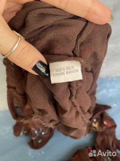 Вышивка по шёлку, блуза