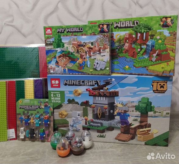 Конструктор Майнкрафт Остров панды, Крепость новые