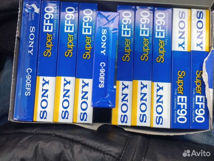 Аудиокассеты новые запечатанные sony