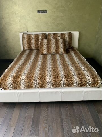 Покрывало с подушками искуственный мех 210/190