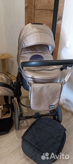 Детские коляски 2 в 1 эко кожа