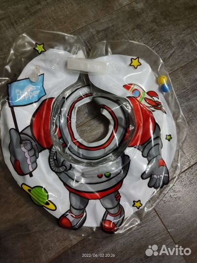 Круг для купания младенцев на шею roxy-kids