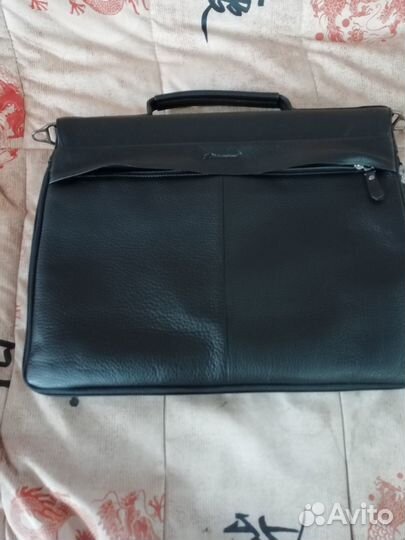 Мужской кожаный портфель новый