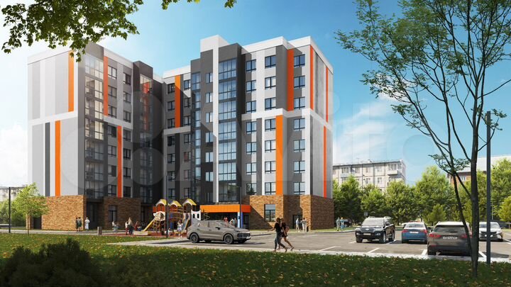 2-к. квартира, 52,8 м², 2/8 эт.