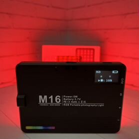 Видеосвет rgb цветной портативный карманный