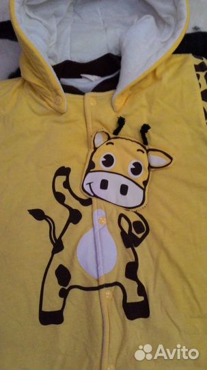Комбинезон осень-весна 6-12 мес.Курточка 3-6 мес