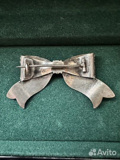 Брошь серебро