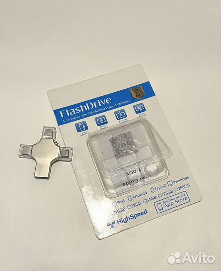 USB флеш-накопитель FlashDrive 128 гб для iPhone
