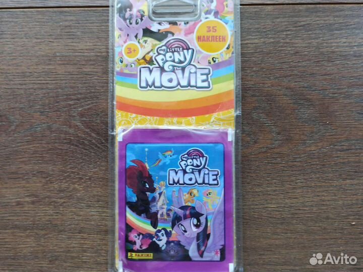 Блистер наклеек Panini. Мой маленький пони в кино