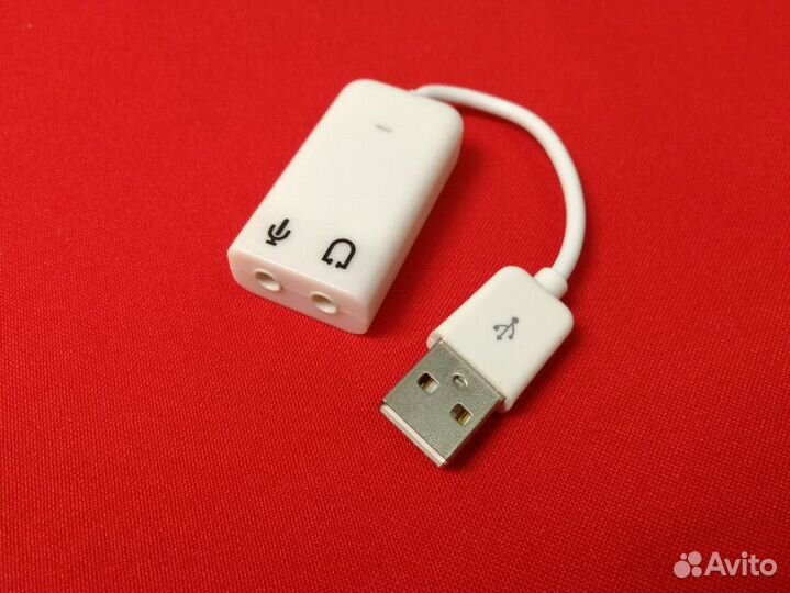 0124593 Внешняя звуковая карта, USB Аудио, адаптер