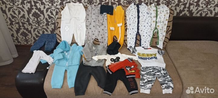 Костюмы, слип, шапка на мальчика