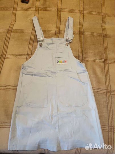 Джинсовый комбинезон для девочки