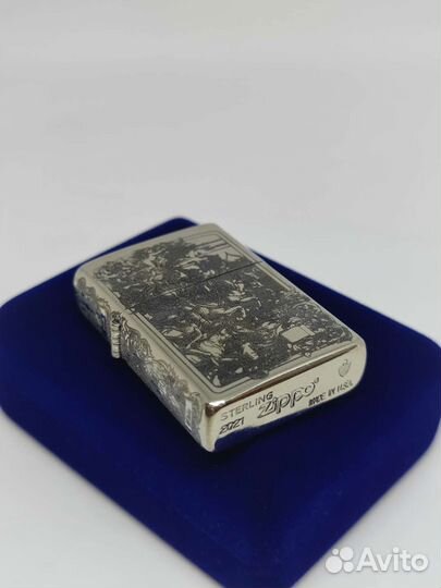 Зажигалка zippo armor sterling апокалипсис