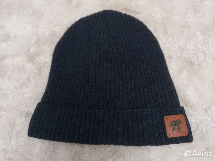 Зимняя шапка со снудом для мальчика от 8-12 лет