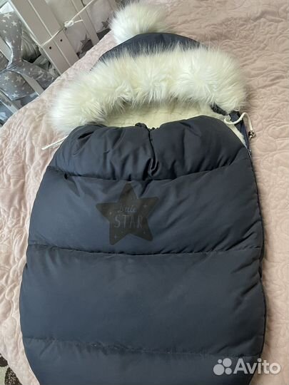 Конверт на выписку на овчине