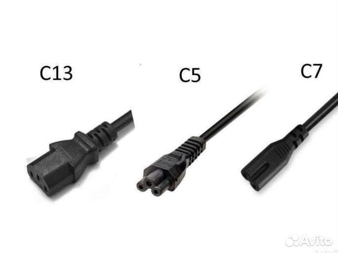 Кабель для компьютера C5, C7, C13