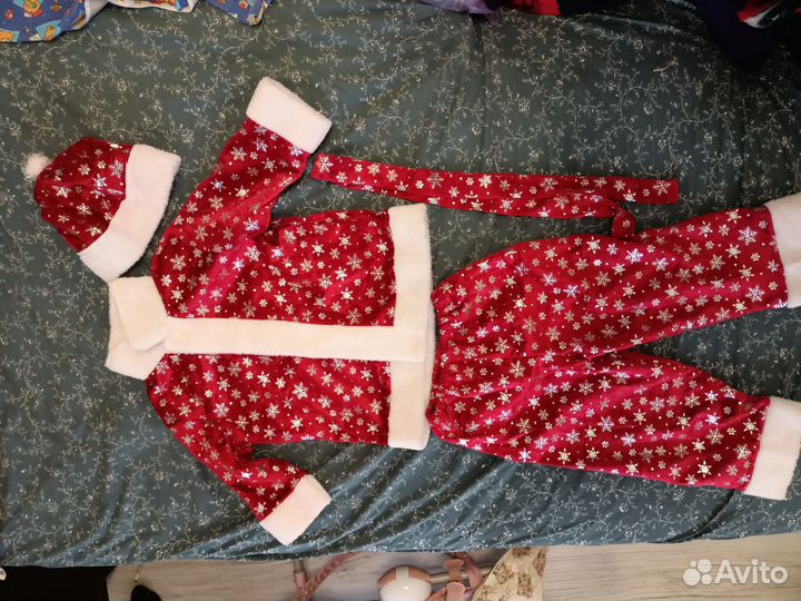 Костюм деда мороза, морозика 116-122, 5-6л