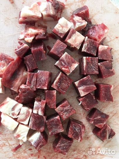 Мясо,корм для собак,обрезь говядина.субпродукты