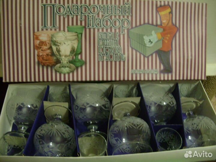 Набор фужеров и стопок на 6 персон