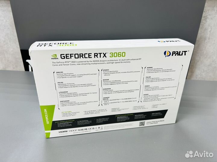 Новая RTX 3060 12Gb