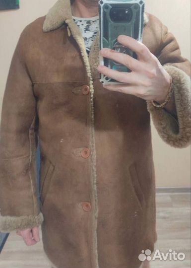 Дубленка натуральная мужская 48 50 размер