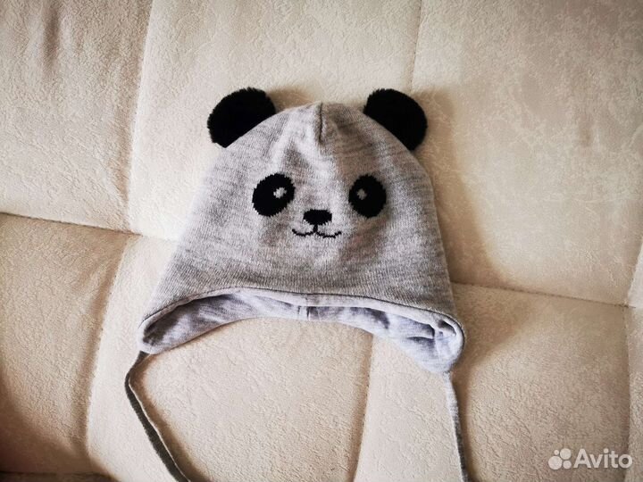 Шапка для мальчика панда