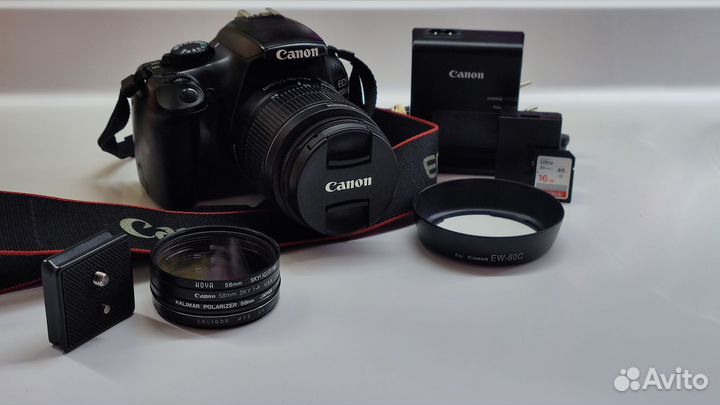 Зеркальный фотоаппарат canon eos 1100d