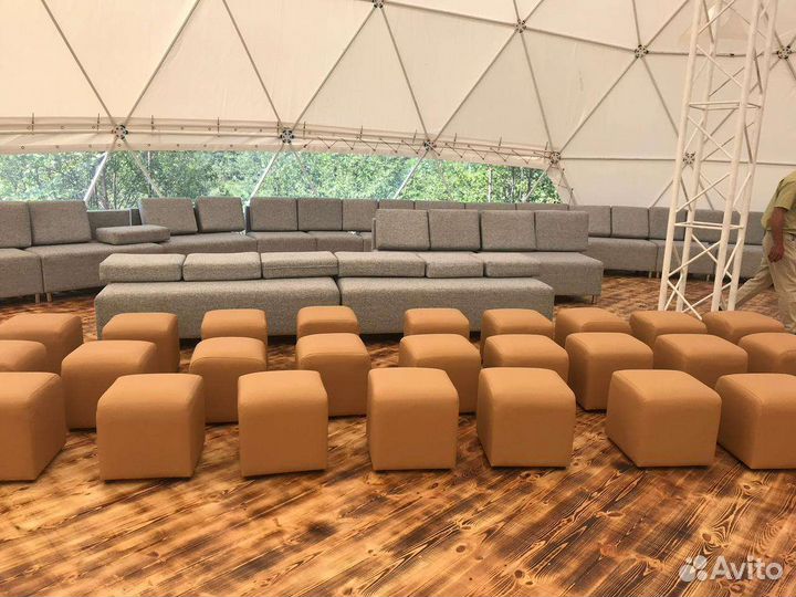 Сферический шатерплощадь – 312 м²