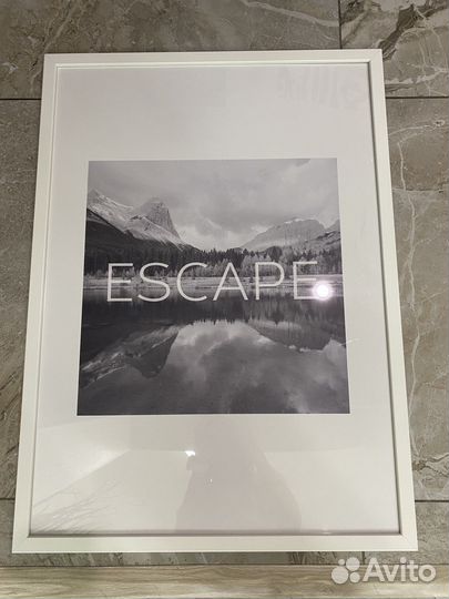 Картины в раме IKEA (разные) 30х40 и 70х100