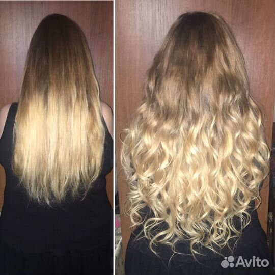 Наращивание волос, коррекция