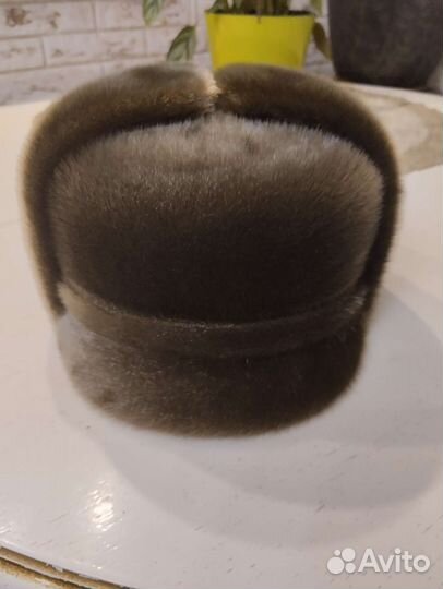 Норковая шапка мужская новая