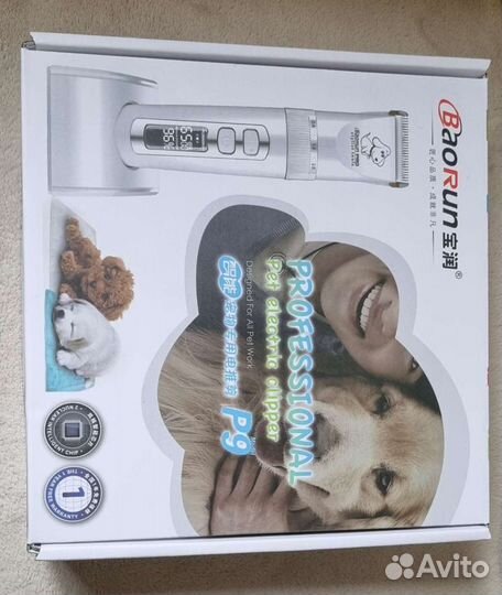 Машинка для стрижки животных baorun P9
