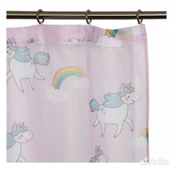 Тюль с Единорогами