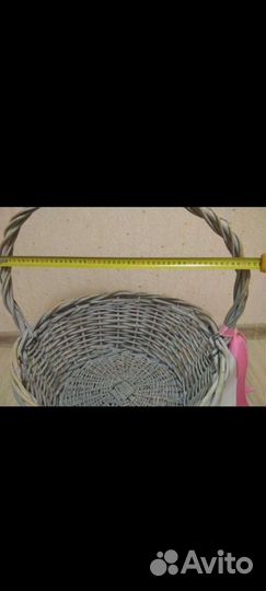 Корзина плетеная большая