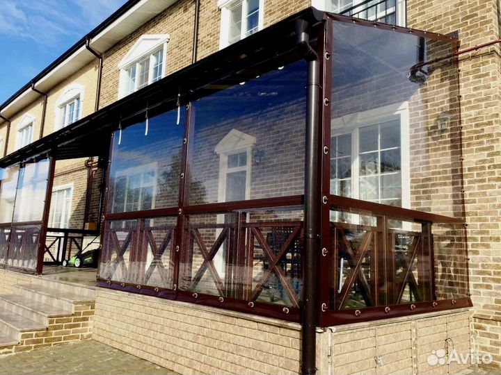 Мягкие окна для беседки