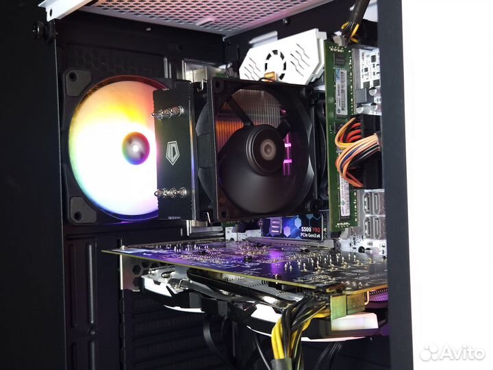 Игровой пк 14/28 ядра, RX 580, DDR4 16GB, NVMe