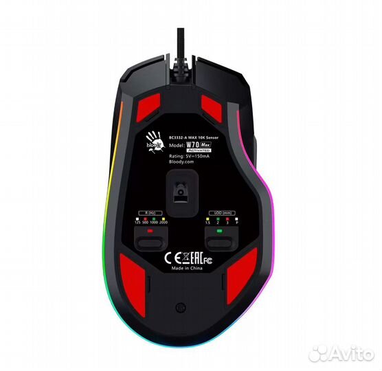 Мышь A4tech Bloody W70 Max, проводная (новая)