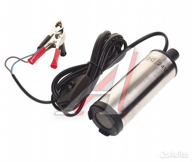 Насос для перекачки топлива 24V 30л/мин. d51мм 19мм 60W эврика ER-87203 эврика Оригинал
