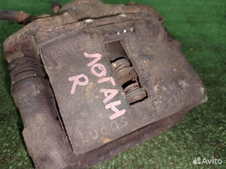 Суппорт тормозной передний правый Renault Logan 1