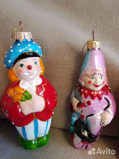 Елочные игрушки стекло