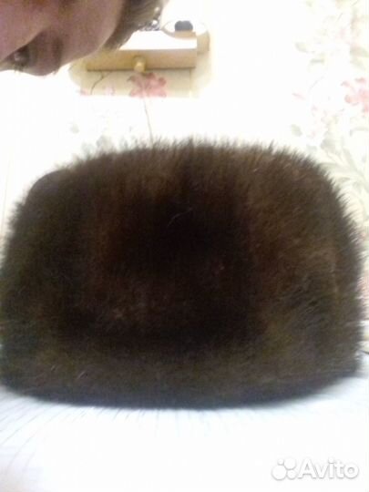 Шапка норковая мужская
